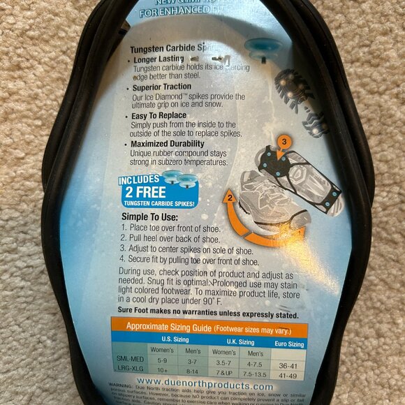 Due North  sml-med -2 pair , Snow Trax sml-med -1 pair Ice & Snow traction aids - Picture 3 of 7